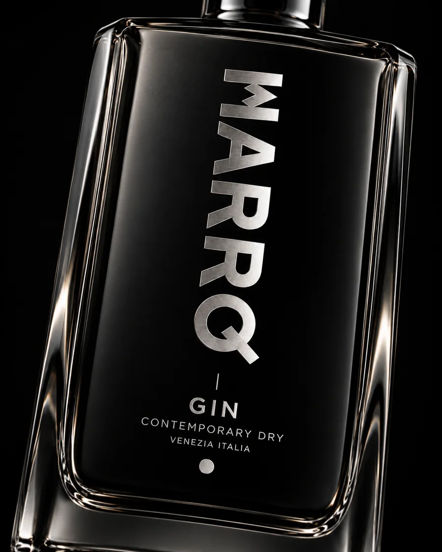 MARRQ brushed wordmark detail